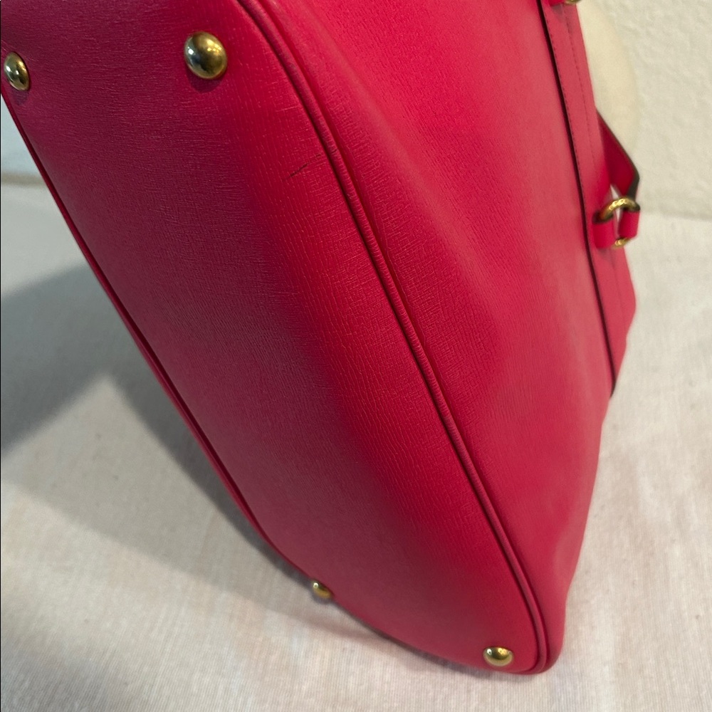 Gucci Red bright bite Leather Tote Bag authentic +certificate of authenticity - Picture 10 of 17